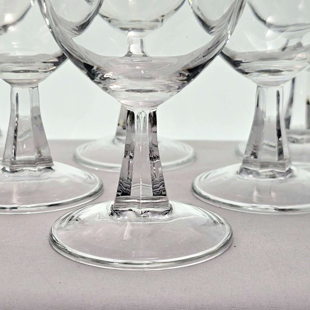 6 Cristal DArques Grand Noblesse Iced Tea Glasses 7" minimalist simplicity clean - Picture 7 of 9